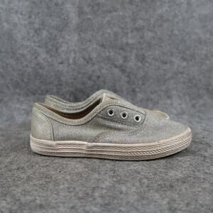 Cat & Jack Shoes Kids Toddler 9 Sneakers Slip On Casual Sparkle Trainers Gray